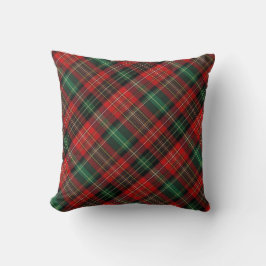Röd och Grönt Tartan Play Kudde