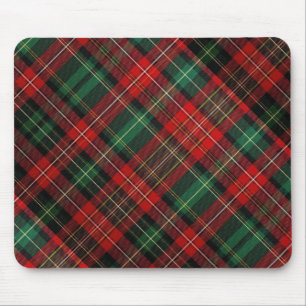 Röd och Grönt Tartan Play Musmatta