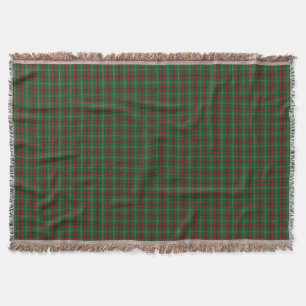 Röd och Grönt Tartan Throw Blanket Filt