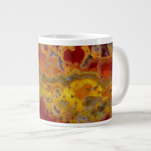 Röd och gul Crayloa Jasper Jumbo Mugg