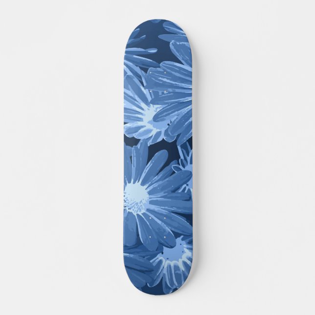 Röd och Gula blommor 3 Mini Skateboard Bräda 18,5 Cm (Framsida)