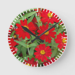Röd och Gula blommor klocka