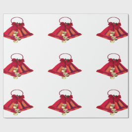 Röd och Guld Klockor, Papper inslagning Presentpapper