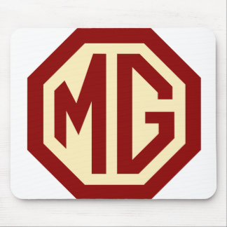 Röd och guld- MG-logotyp Mousepad Musmatta