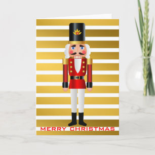 Röd och Guld Nutcracker 2 Helgkort