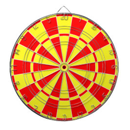 Röd och Gult Darttavla