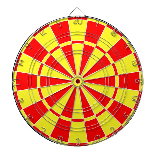 Röd och Gult Darttavla (Framsidan)