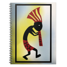 Röd- och Gult-skuggor i Kokopelli Notebook