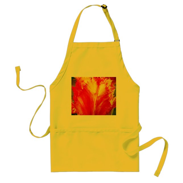 Röd- och Gult-tupplur Förkläde (Framsidan)