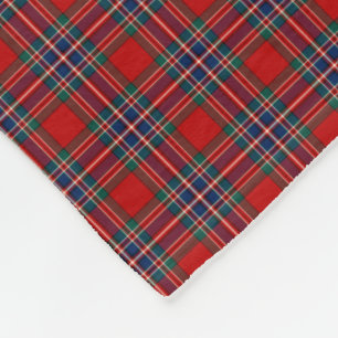 Röd och kunglig blåttTartan för MacFarlane klan Fleecefilt