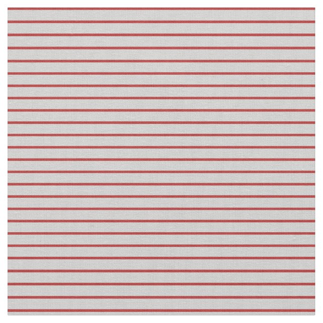 Röd och lätt Grått, stripe/länt Mönster Tyg (Närbild)