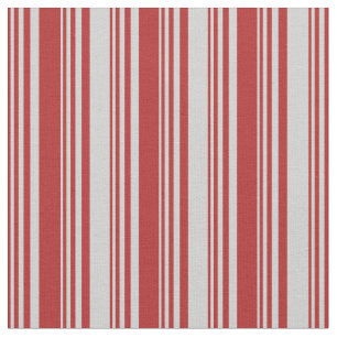 Röd och lätt Grått stripe/lind Mönster Tyg