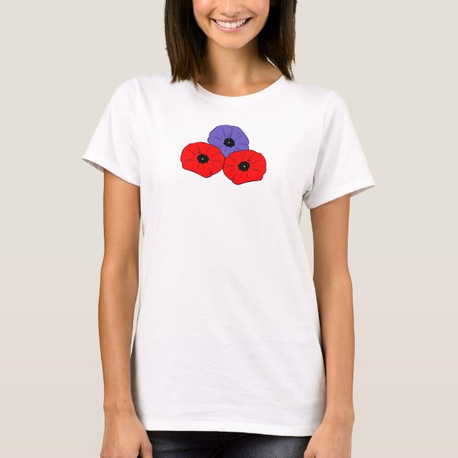 Röd- och Lila-dockor T Shirt (Framsida)