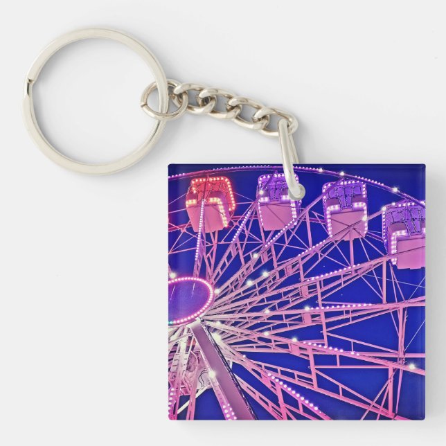Röd och lila Ferris-hjul (Framsidan)
