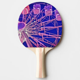 Röd och lila Ferris-hjul Pingisracket