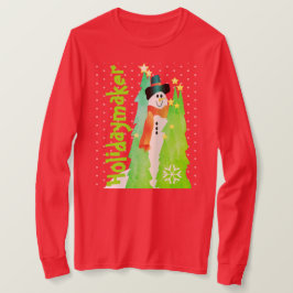 Röd och ljus Grönt T Shirt