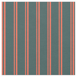 Röd och Mörk Slate Grått-lindad/stripe Mönster Tyg