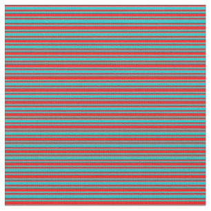 Röd- och Mörk-turkos stripe/uttorkad Mönster Tyg