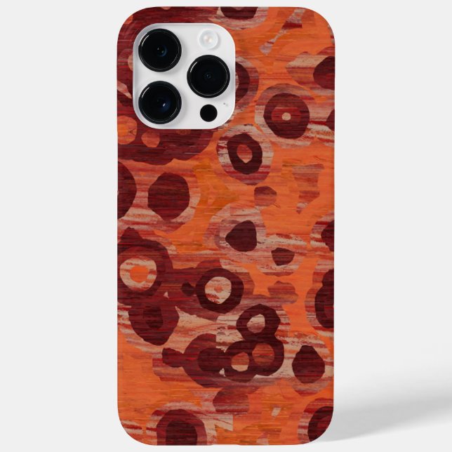 röd och orange abstrakt (Baksida)