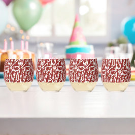 Röd- och orange-abstrakter blandas och överlappar