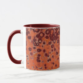 Röd och Orange Geometric Mugg