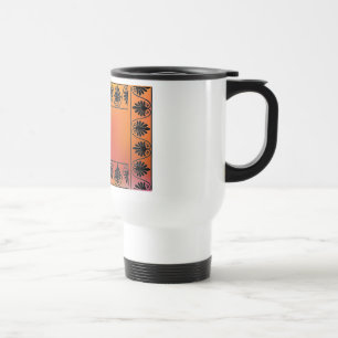 Röd och Orange Gräns Mugg