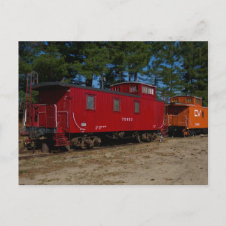 Röd- och Orange-medföljande vykort