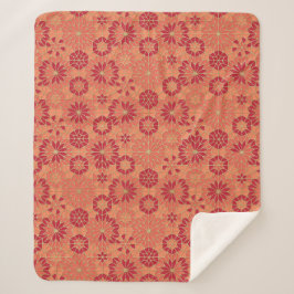 Röd och orange mönster