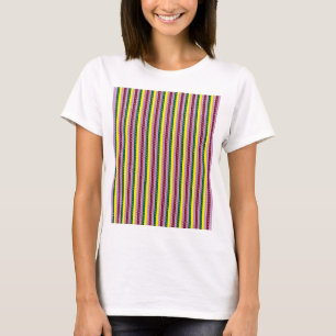 Röd och orange papper med en glansig avsluta t shirt