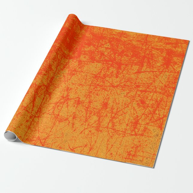Röd och Orange Presentpapper (Utrullad)