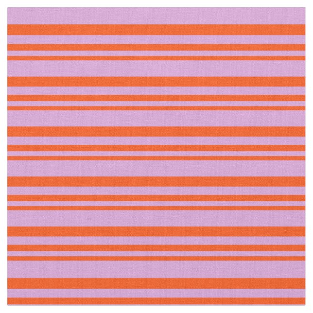 Röd och plommon Färgad stripe Mönster Tyg (Närbild)
