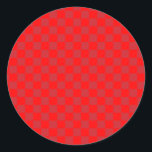 Röd och rödstyrd Vintage för brandmotor Runt Klistermärke<br><div class="desc">Röd och rödstyrd Vintage för brandmotor</div>
