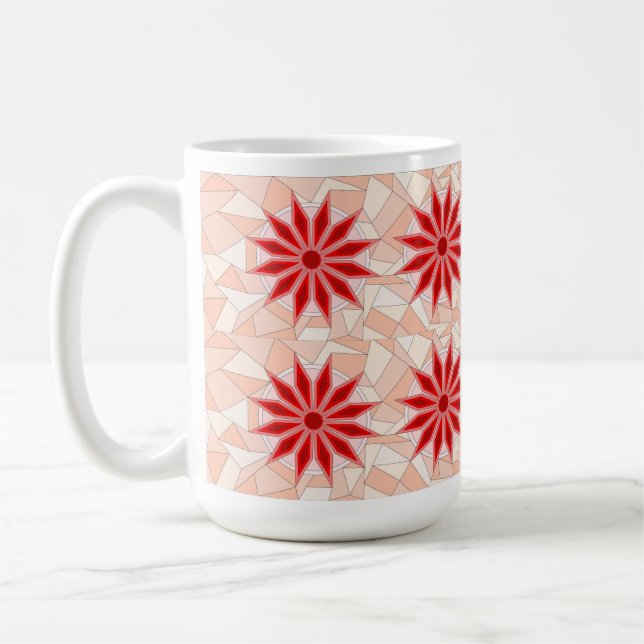 RÖD OCH ROSA Blanda MUGGE FÖDELSEDAG Kaffemugg (Vänster)