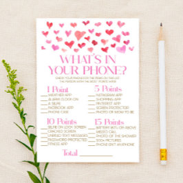 Röd och Rosa i ditt Mobila babyvisningsspel Brevpapper