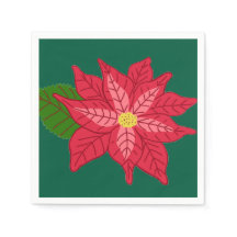 Röd och rosa julpoinsettia