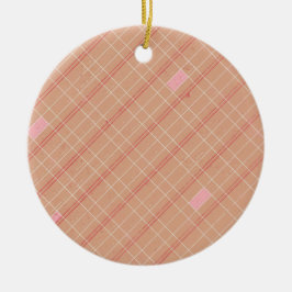 Röd och Rosa Play-julfoto Ornament