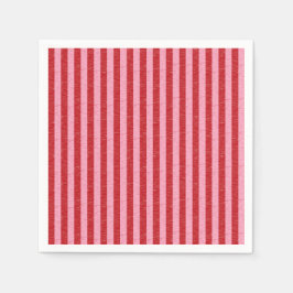 Röd och Rosa Rand Pappersservett