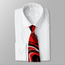 Röd och svart Abstrakt