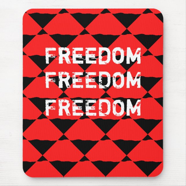 Röd och svart bakgrund för konturkonst musmatta (Framsidan)