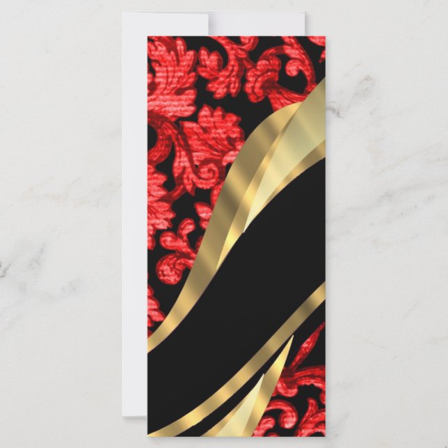 Röd och svart blommigt (Framsida)