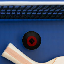 Röd och svart bra lodrät rand monogram