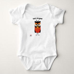 Röd och svart fågel med attityd Rolig Unisex T Shirt