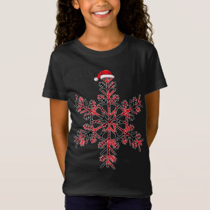 Röd och svart jul Buffalo Play Santa Sn T Shirt