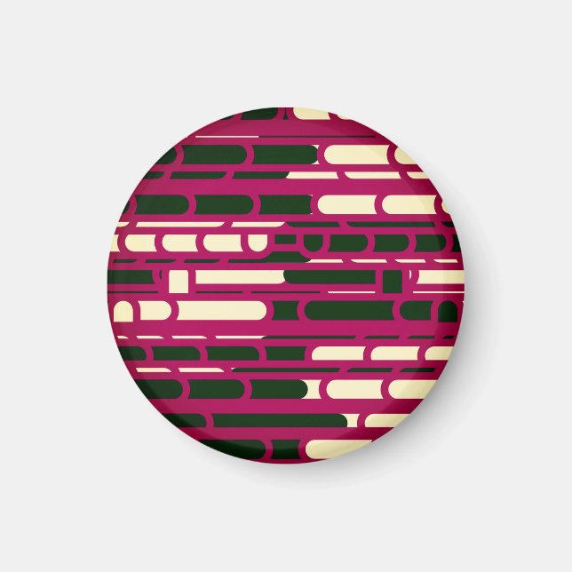 Röd och svart magnet (Framsidan)