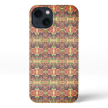 Röd och svart mönster