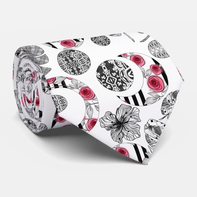 Röd och svart, Quilting, Patchwork, Rustic, Modern Slips (Rullad)