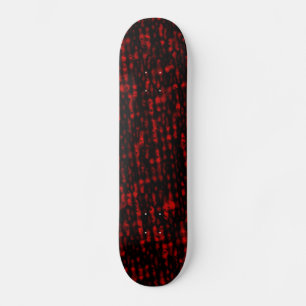 Röd och svart Struktur Old School Skateboard Bräda 21,6 Cm