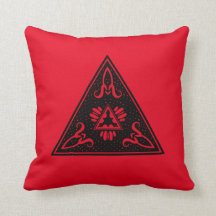 Röd och svart tribal pyramid!