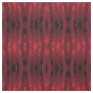 Röd och svart zigzag ikat mönster. tyg