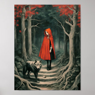Röd och Varg Poster